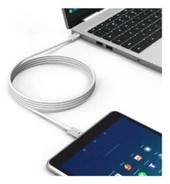 Techly ICOC-MU4-20G240W2 USB-kabel USB4 Gen 2x2 2 m USB C 20 Gbit/s 240 W Wit - Afbeelding 7