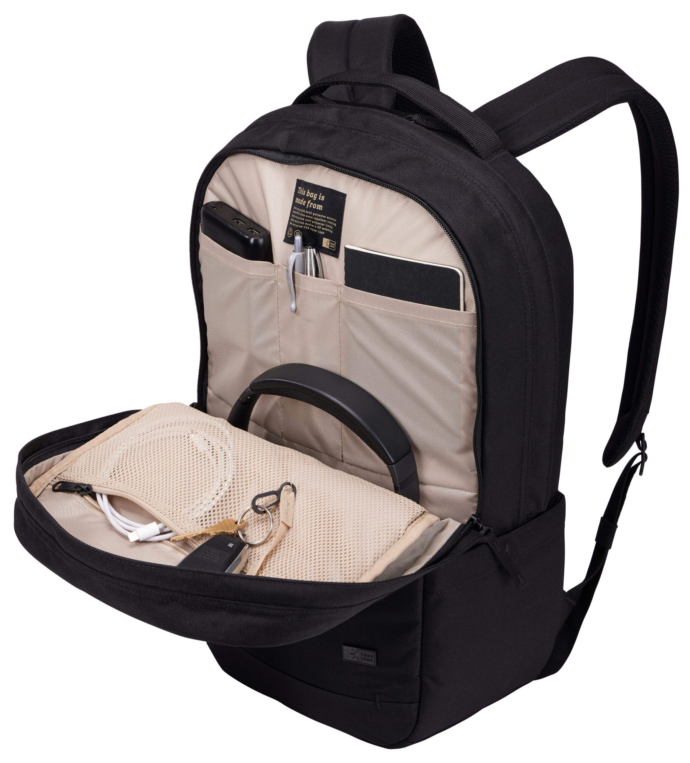 Case Logic Invigo Eco INVIBP116 Black 39,6 cm (15.6") Rugzak Zwart - Afbeelding 7