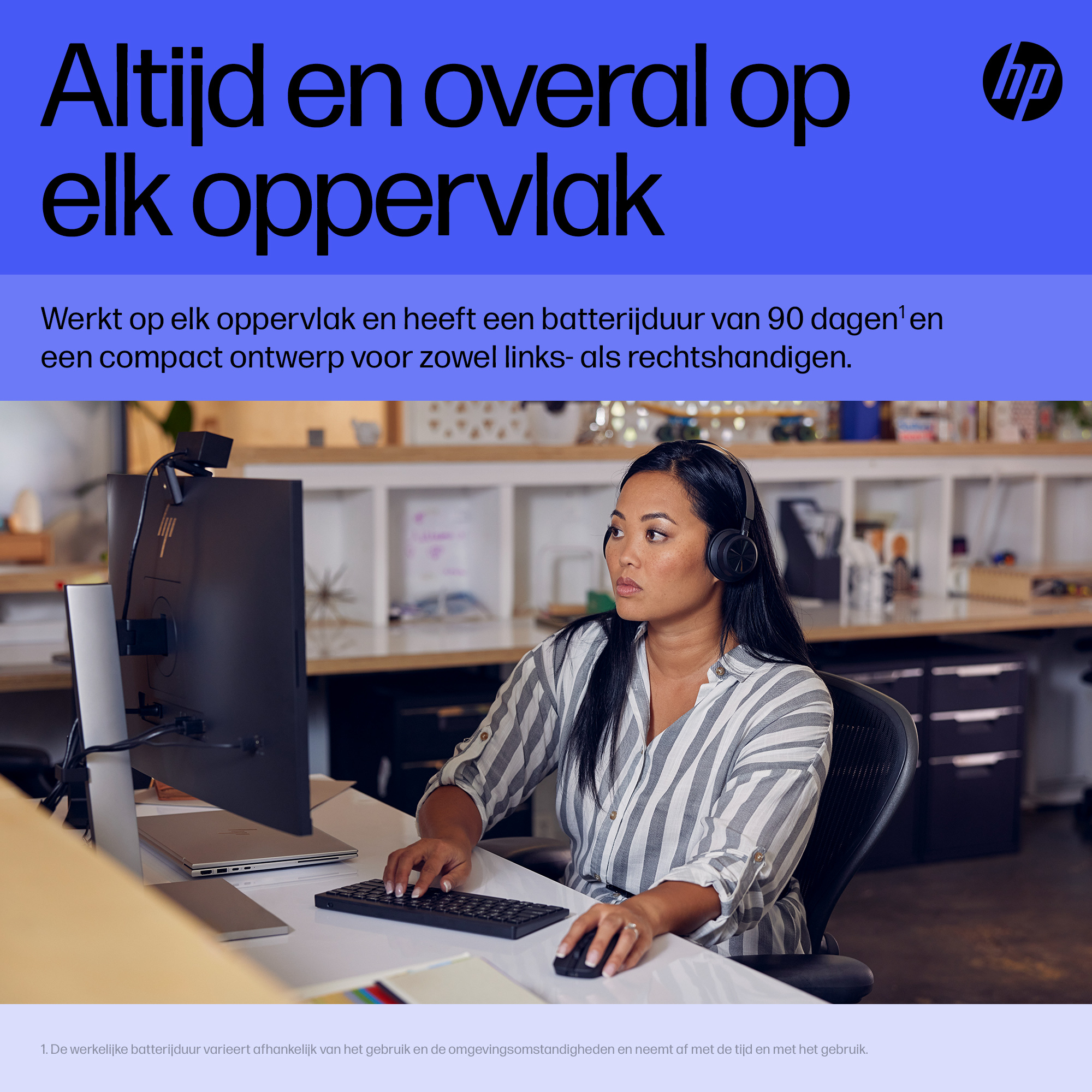 HP 715 oplaadbare muis voor meerdere apparaten - Afbeelding 16