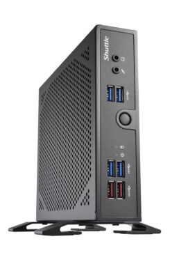 Shuttle XPC slim Barebone DS50U3, Intel i3-1315U, 2x LAN (1x 2.5Gbit ,1x 1Gbit), 1xCOM,1xHDMI,1xDP, 1x VGA, ventilatorloos , 24/7 permanent gebruik - Afbeelding 2