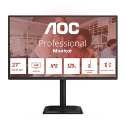 AOC E4 Q27E4U computer monitor 68,6 cm (27") 2560 x 1440 Pixels Quad HD LED Zwart