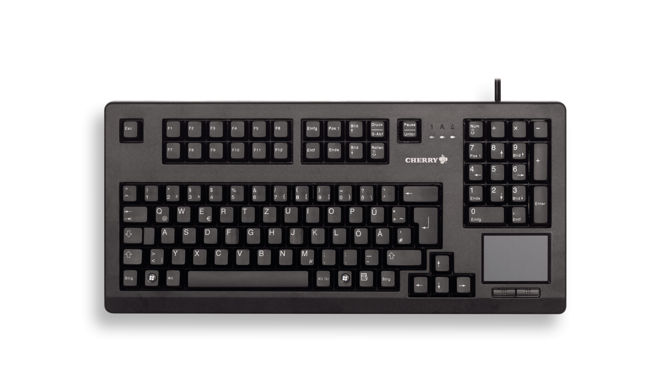 CHERRY TouchBoard G80-11900 toetsenbord Universeel USB QWERTZ Duits Zwart - Afbeelding 2