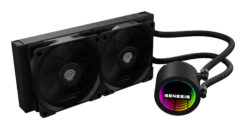 GENESIS NLG-2318 koelsysteem voor computers Processor Alles-in-één vloeistofkoeler Zwart