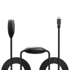 Lindy 43156 USB-kabel USB 3.2 Gen 1 (3.1 Gen 1) 10 m USB A 5 Gbit/s Zwart - Afbeelding 3