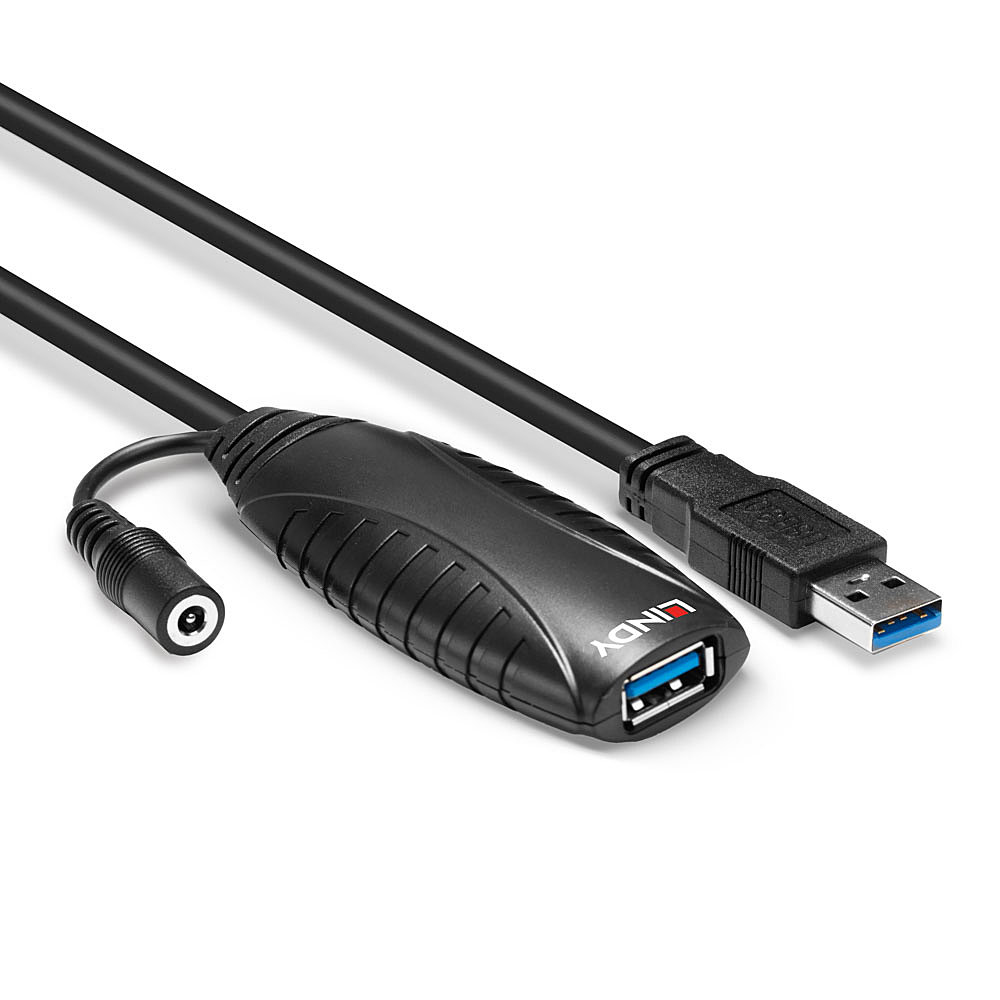 Lindy 43156 USB-kabel USB 3.2 Gen 1 (3.1 Gen 1) 10 m USB A 5 Gbit/s Zwart - Afbeelding 4