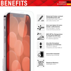 Displex 01305 scherm- & rugbeschermer voor mobiele telefoons Doorzichtige schermbeschermer Apple 1 stuk(s)
