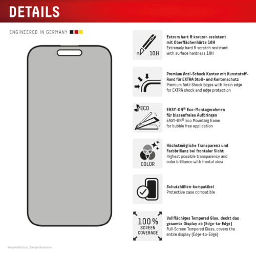 Scherm- - rugbeschermers voor mobiele telefoons