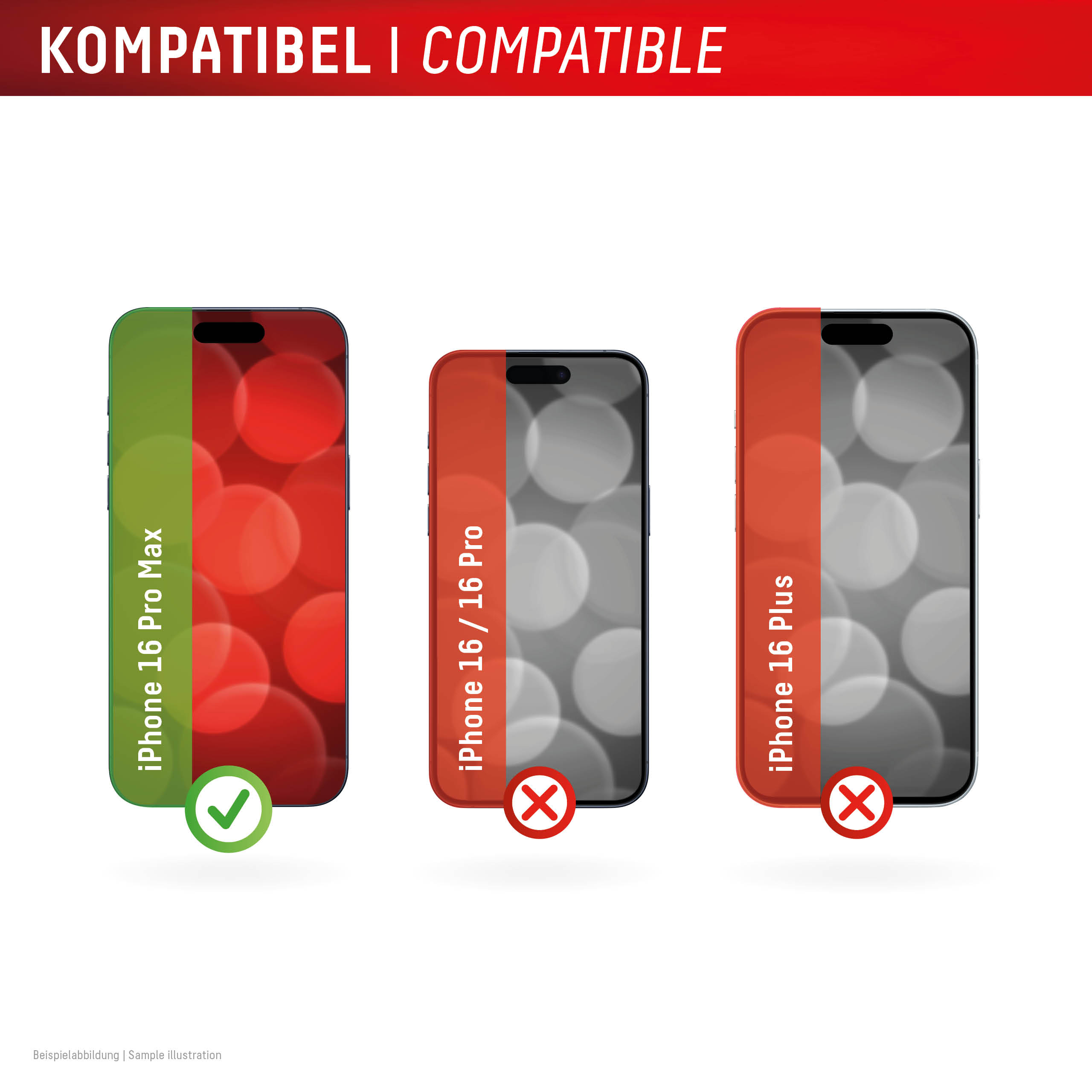 Displex 01996 scherm- & rugbeschermer voor mobiele telefoons Doorzichtige schermbeschermer Apple 1 stuk(s) - Afbeelding 5