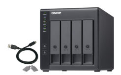 QNAP TR-004 behuizing voor opslagstations HDD-/SSD-behuizing Zwart 2.5/3.5"