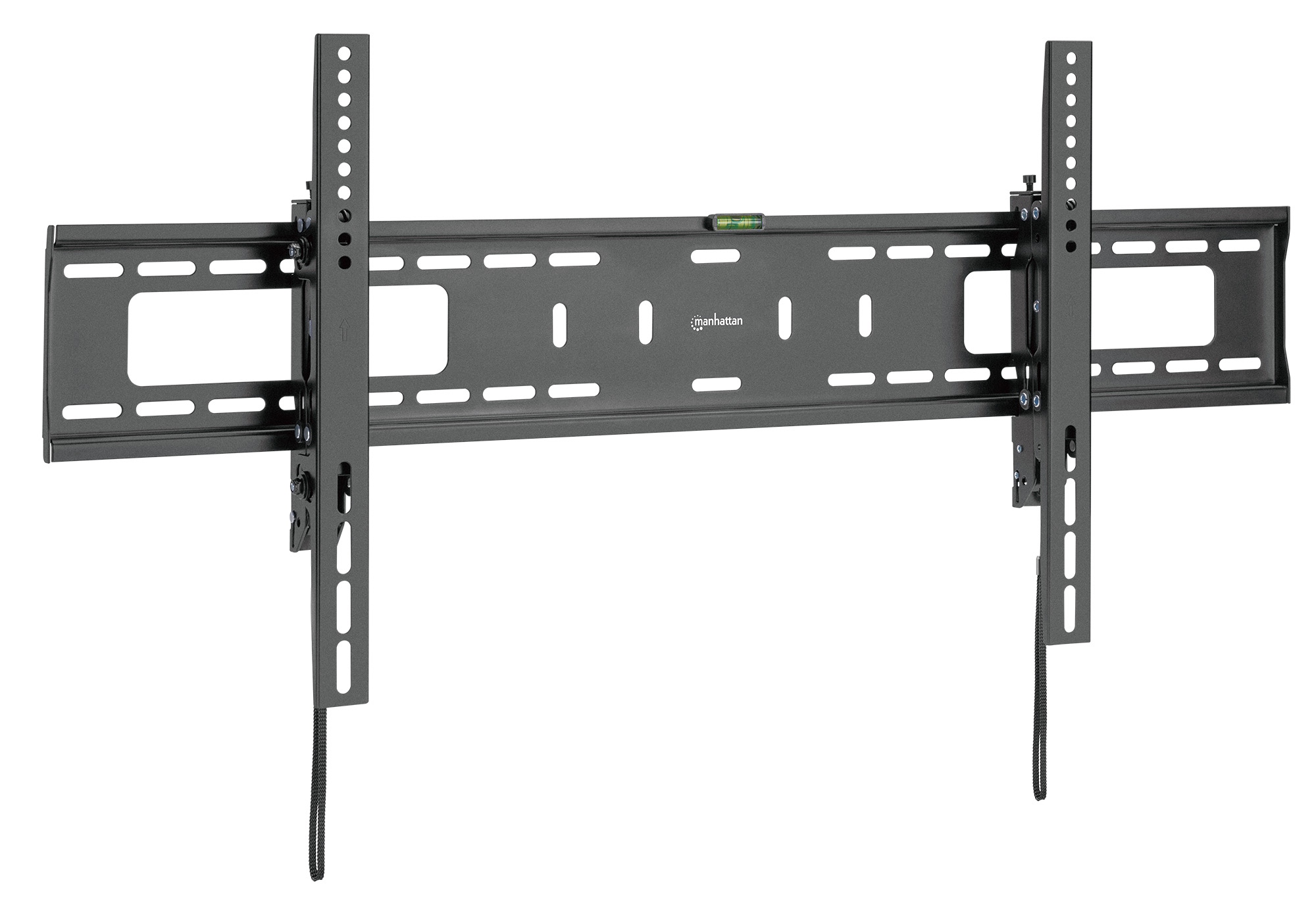 Manhattan Wandbeugel met verlenging voor TV’s en monitoren (Kantelbaar, anti-diefstal), voor schermen 37"–100", VESA-compatibiliteit: van 200×200 tot 800×400 mm (controleer de afmetingen van de vier montagegaten aan de achterzijde), max 75 kg, zwart - Afbeelding 6