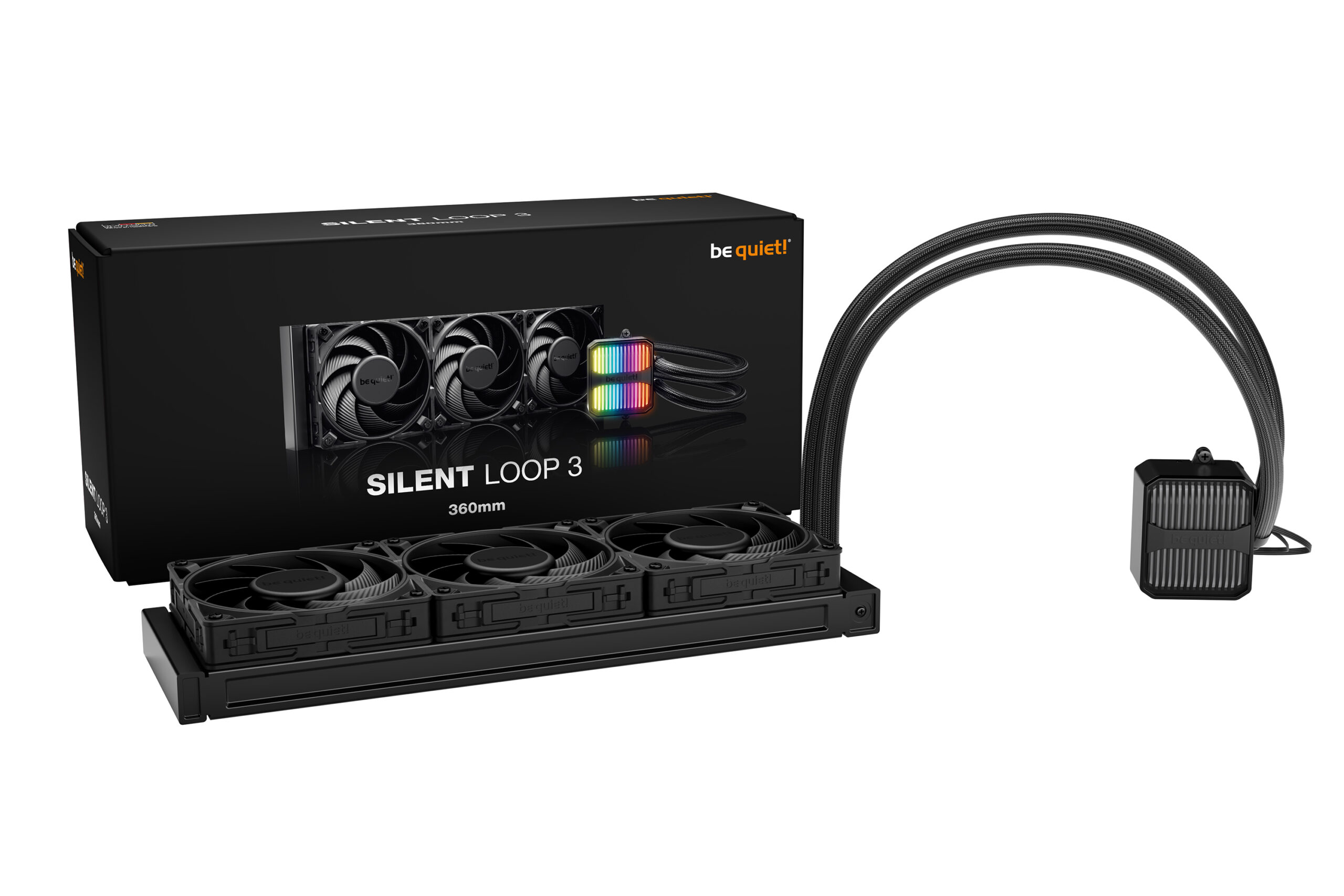 be quiet! Silent Loop 3 360 mm Processor Alles-in-één vloeistofkoeler 12 cm Zwart 1 stuk(s) - Afbeelding 7