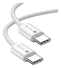Techly ICOC-MU4-20G240W2 USB-kabel USB4 Gen 2x2 2 m USB C 20 Gbit/s 240 W Wit - Afbeelding 2