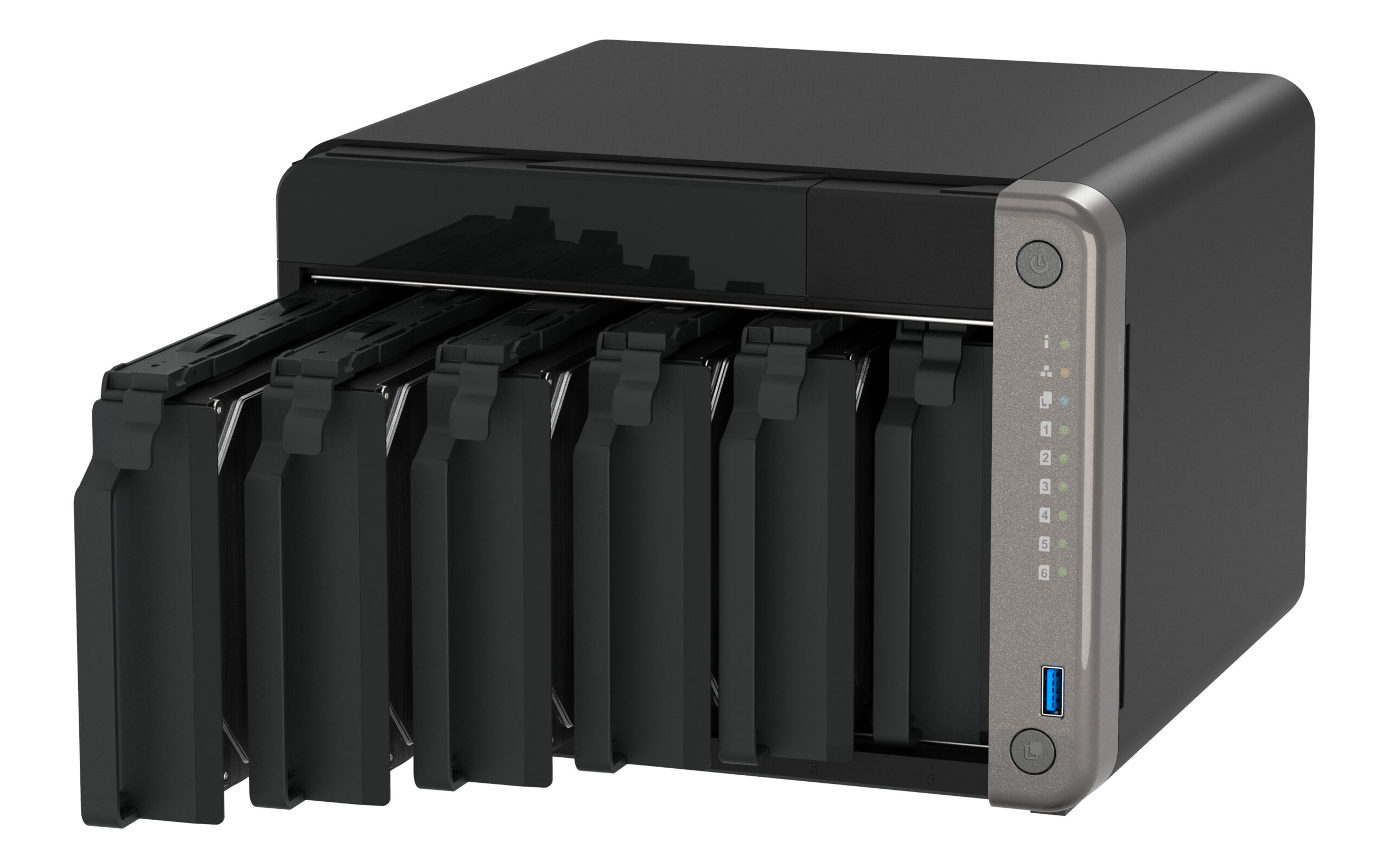 QNAP TS-AI642-8G data-opslag-server NAS Tower ARM Cortex-A76 8 GB Zwart - Afbeelding 5