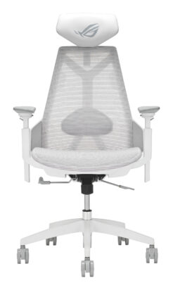 ASUS ROG Destrier Ergo Core White PC-gamestoel Zitgedeelte van mesh Wit