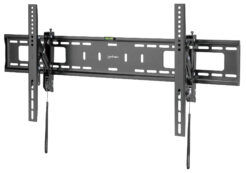 Manhattan Wandbeugel met verlenging voor TV’s en monitoren (Kantelbaar, anti-diefstal), voor schermen 37"–100", VESA-compatibiliteit: van 200×200 tot 800×400 mm (controleer de afmetingen van de vier montagegaten aan de achterzijde), max 75 kg, zwart - Afbeelding 2