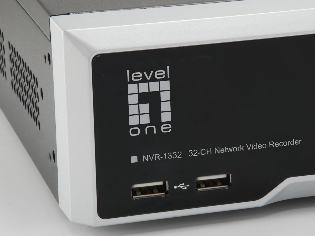 LevelOne NVR-1332 Netwerk Video Recorder (NVR) Zwart, Zilver - Afbeelding 3