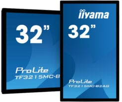 iiyama ProLite TF3215MC-B2AG computer monitor 80 cm (31.5") 1920 x 1080 Pixels Full HD LED Touchscreen Kiosk Zwart