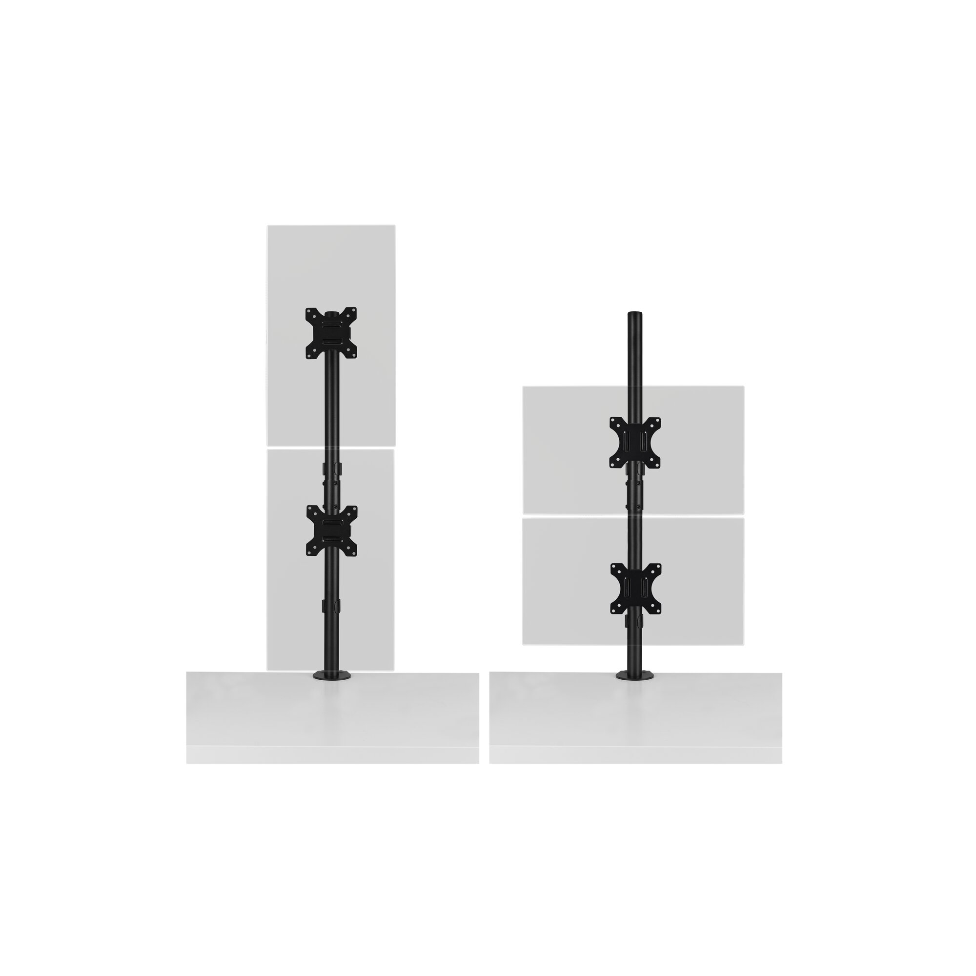 Kensington Vertical Stacking Dual Monitor Arm - Afbeelding 8