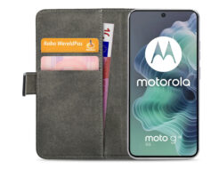 Mobilize Classic Gelly Wallet Book Case Motorola Moto G35 Black - Afbeelding 3