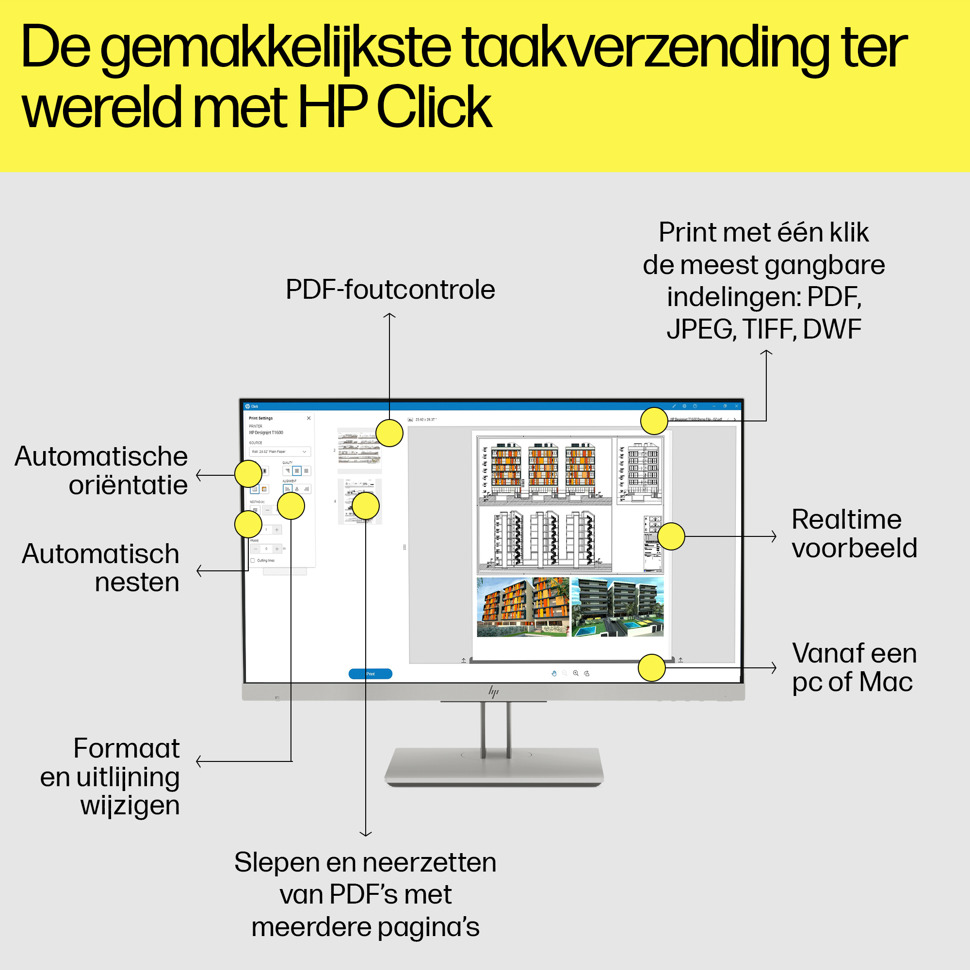 HP Designjet T1600 36-inch printer - Afbeelding 10