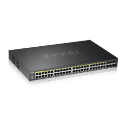 Zyxel GS2220-50HP-EU0101F netwerk-switch Managed L2 Gigabit Ethernet (10/100/1000) Power over Ethernet (PoE) Zwart