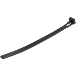 StarTech.com 15 cm Zwarte Herbruikbare Kabelbinders 7 mm Breed, 35 mm Bundeldiameter, 22 kg Treksterkte Hersluitbare Nylon Snelbinders voor Binnen/Buiten, 94V-2/UL Listed, 100 stuks - Afbeelding 2