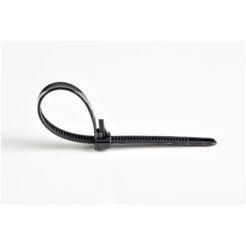 StarTech.com 15 cm Zwarte Herbruikbare Kabelbinders 7 mm Breed, 35 mm Bundeldiameter, 22 kg Treksterkte Hersluitbare Nylon Snelbinders voor Binnen/Buiten, 94V-2/UL Listed, 100 stuks - Afbeelding 4