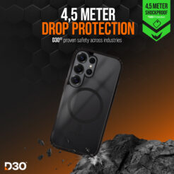 Striker X-Core - D3O Xtreme Impact Mag Case - Black - Samsung S25 Ultra 5G - Afbeelding 2