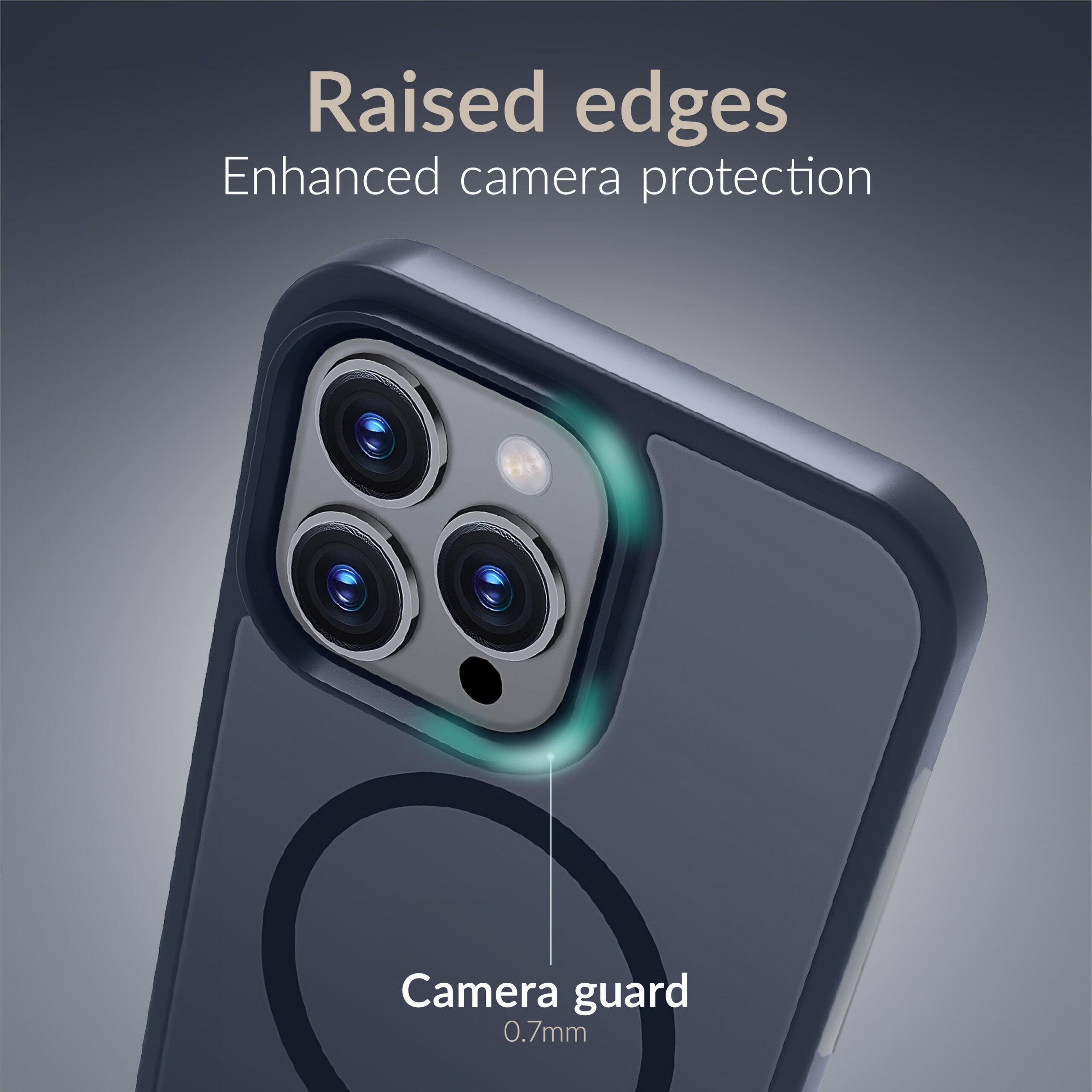 Mobilize MagSafe Compatible Hybrid Pro Case Apple iPhone 17 Pro Max Blue - Afbeelding 5