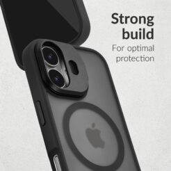 Mobilize MagSafe Compatible Hybrid Pro Case with Camera Stand Apple iPhone Air Black - Afbeelding 3