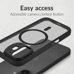 Mobilize MagSafe Compatible Hybrid Pro Case with Camera Stand Apple iPhone Air Black - Afbeelding 6