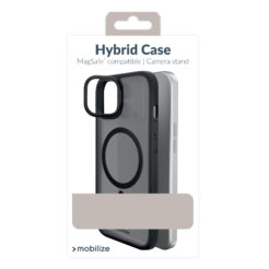 Mobilize MagSafe Compatible Hybrid Pro Case with Camera Stand Apple iPhone Air Black - Afbeelding 8