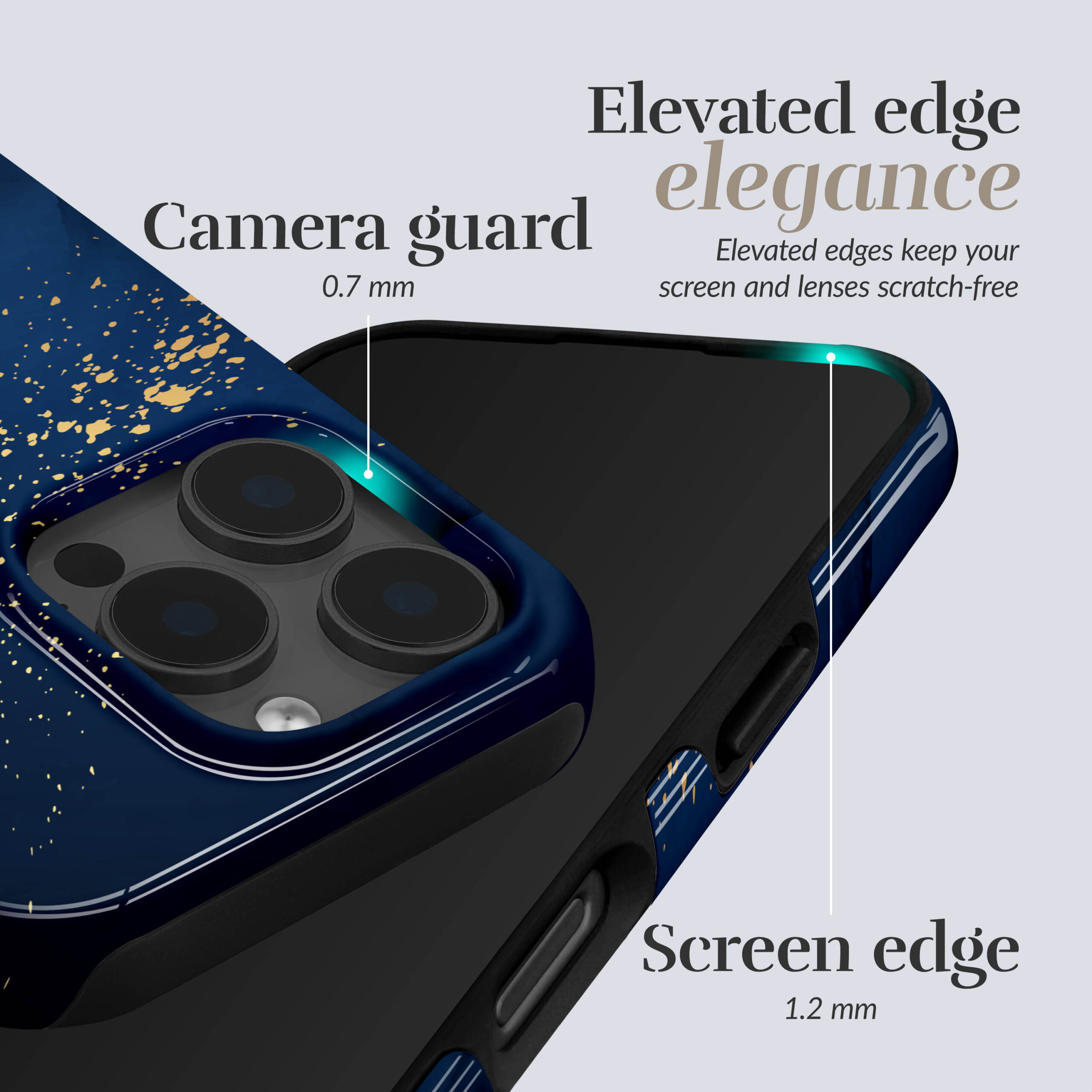 MIO Midnight Sparkle Magsafe Compatible for iPhone 17 Pro Max - Afbeelding 2