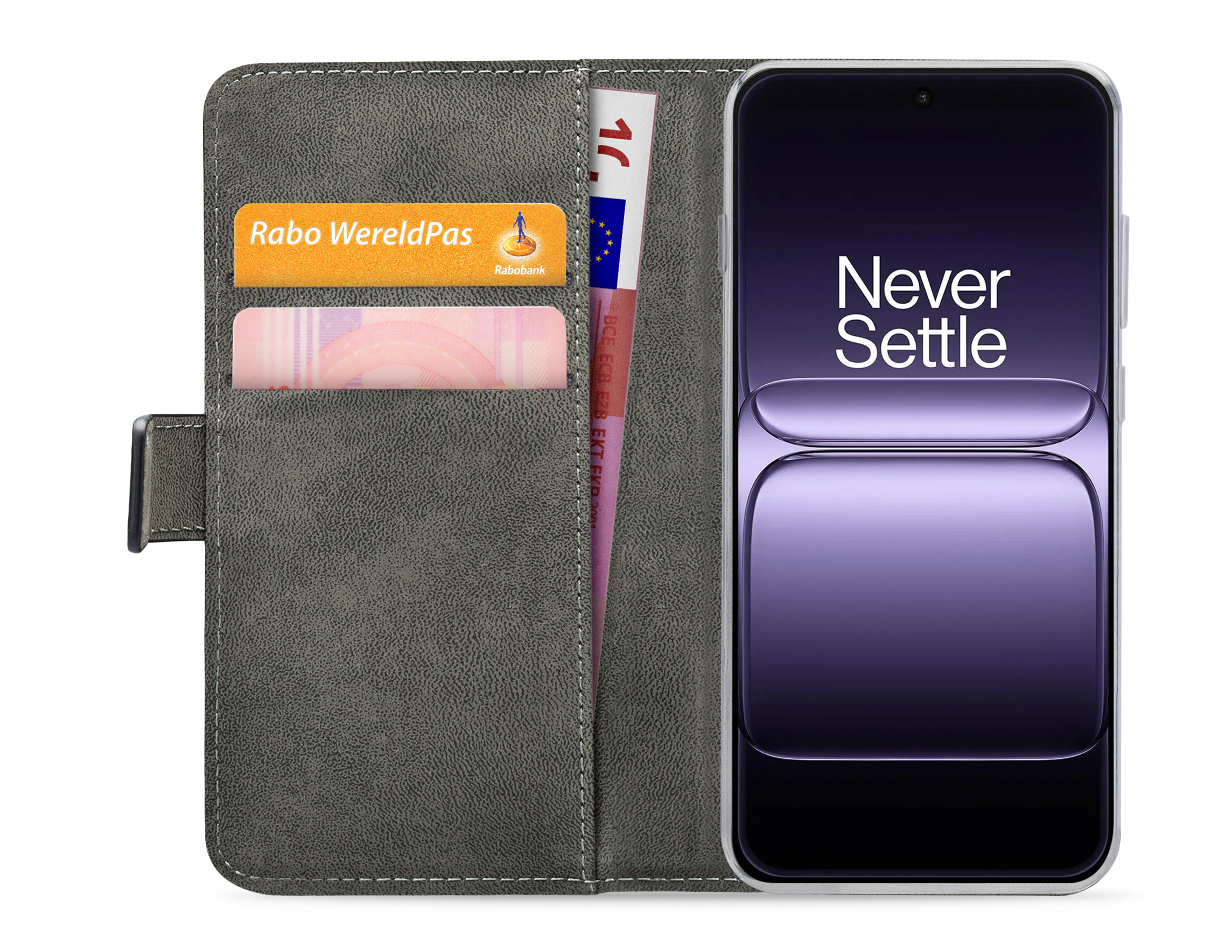 Mobilize Classic Gelly Wallet Book Case OnePlus 13S Black - Afbeelding 2