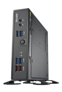 Shuttle XPC slim Barebone DS50U3, Intel i3-1315U, 2x LAN (1x 2.5Gbit ,1x 1Gbit), 1xCOM,1xHDMI,1xDP, 1x VGA, ventilatorloos , 24/7 permanent gebruik - Afbeelding 3