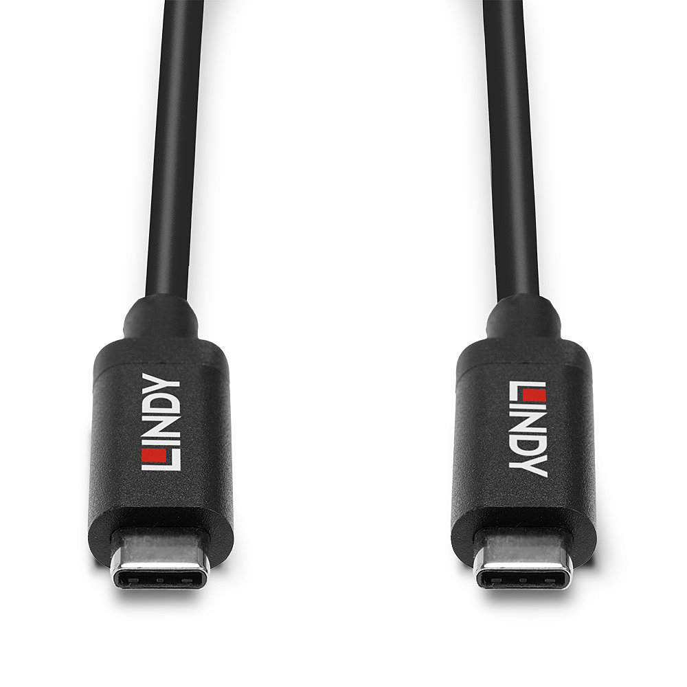 Lindy 43308 USB-kabel USB 3.2 Gen 2 (3.1 Gen 2) 5 m USB C 10 Gbit/s 60 W Zwart - Afbeelding 5