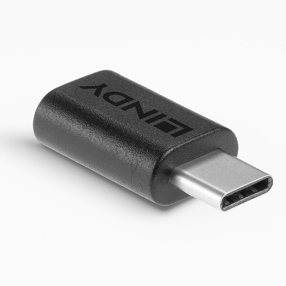 Lindy 41893 tussenstuk voor kabels USB 3.2 Type C Zwart - Afbeelding 3