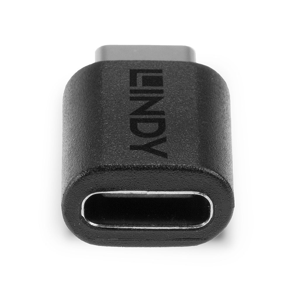 Lindy 41893 tussenstuk voor kabels USB 3.2 Type C Zwart - Afbeelding 5