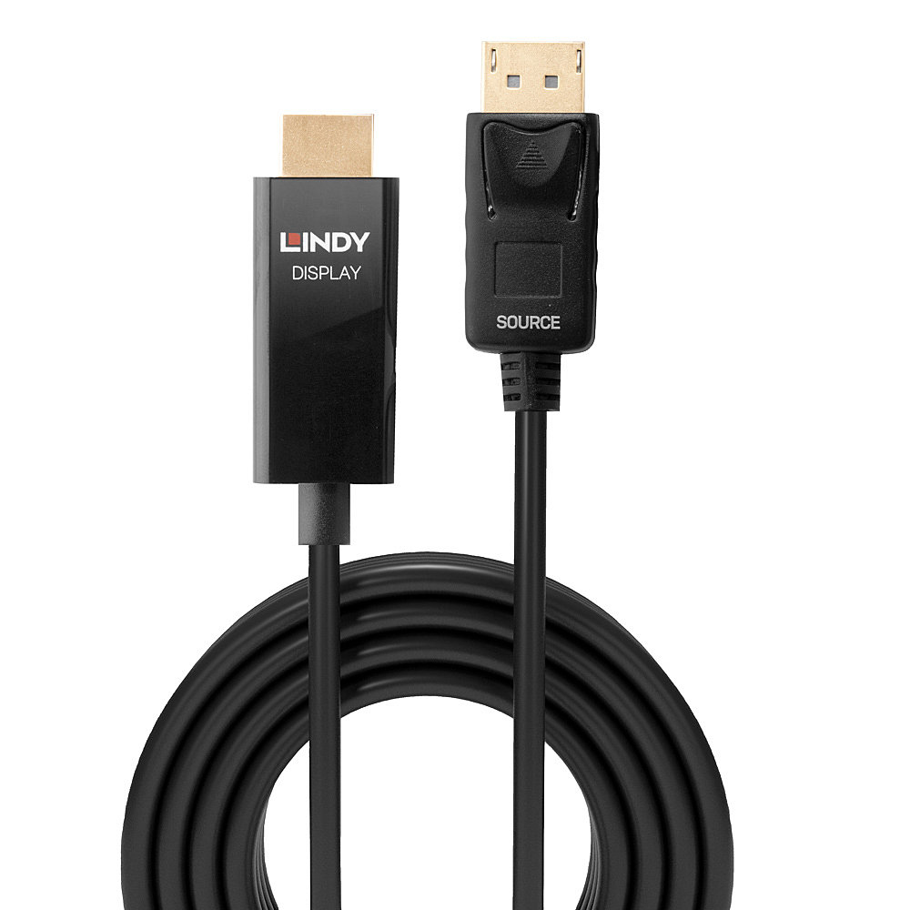 Lindy 40926 video kabel adapter 2 m DisplayPort HDMI Type A (Standaard) Zwart - Afbeelding 3