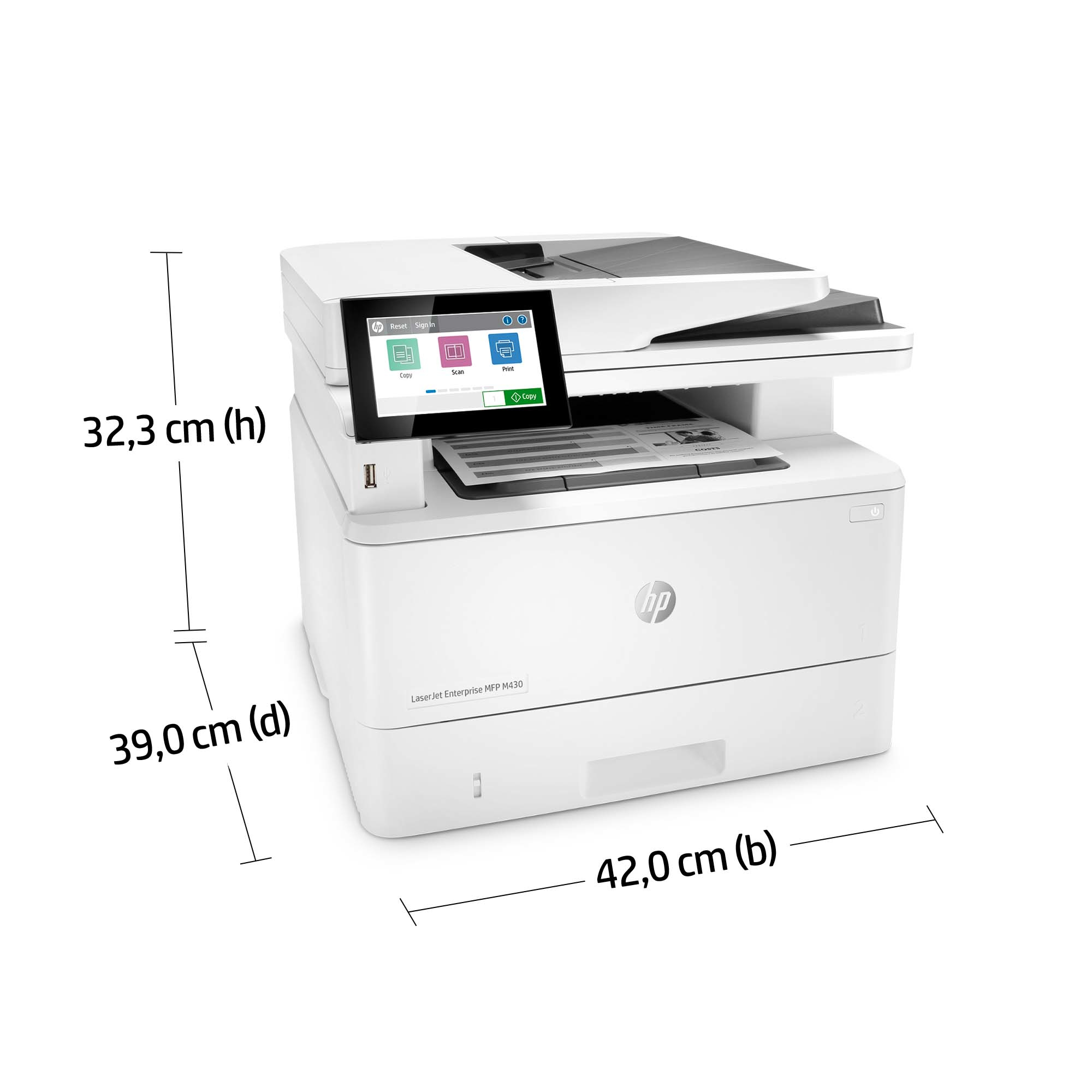 HP LaserJet Enterprise MFP M430f - Afbeelding 17