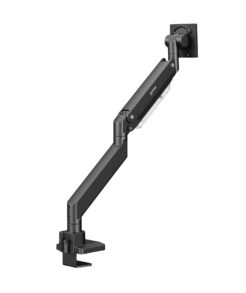 Manhattan Bureaubeugel voor TV’s en monitoren (Volledig Verstelbaar met gasveer), voor schermen 13"–42", met tafelklem of bladdoorvoer, VESA-compatibiliteit: van 75x75 tot 200x200 mm (controleer de afmetingen van de vier montagegaten aan de achterzijde) - Afbeelding 3