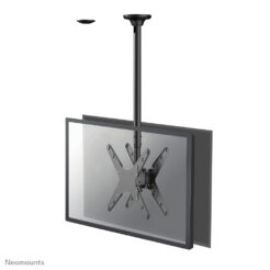 Neomounts FPMA-C340DBLACK Dual monitor/TV-beugel plafond 32-75" - h 106-156 cm - Afbeelding 2