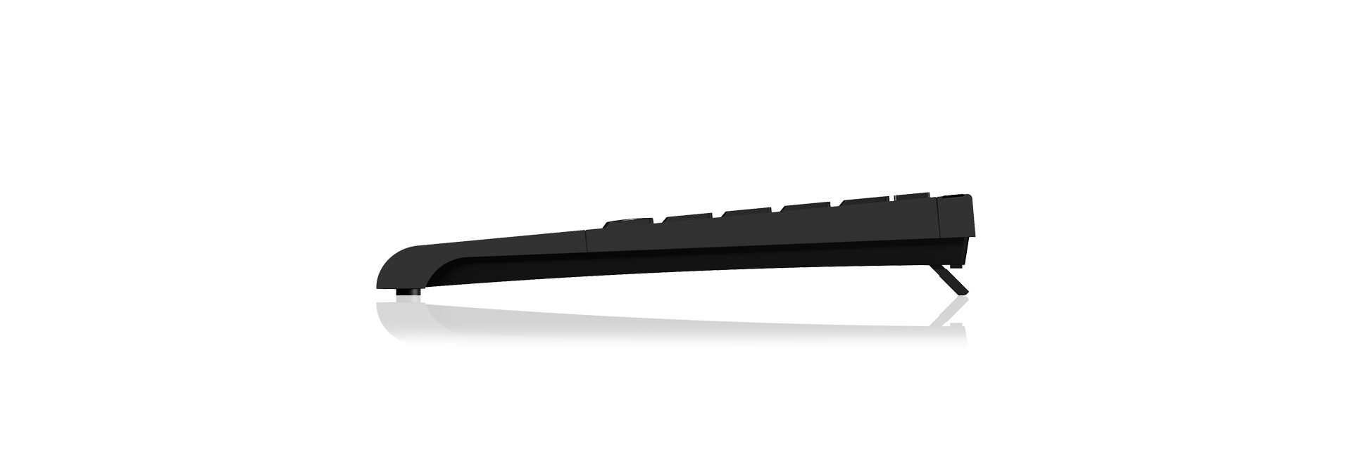 KeySonic ACK-540U+ (DE) toetsenbord Kantoor USB QWERTZ Duits Zwart - Afbeelding 7