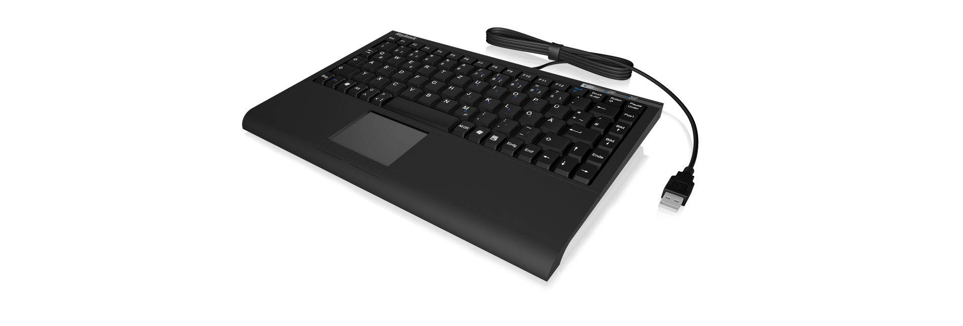 KeySonic ACK-540U+ (DE) toetsenbord Kantoor USB QWERTZ Duits Zwart - Afbeelding 5