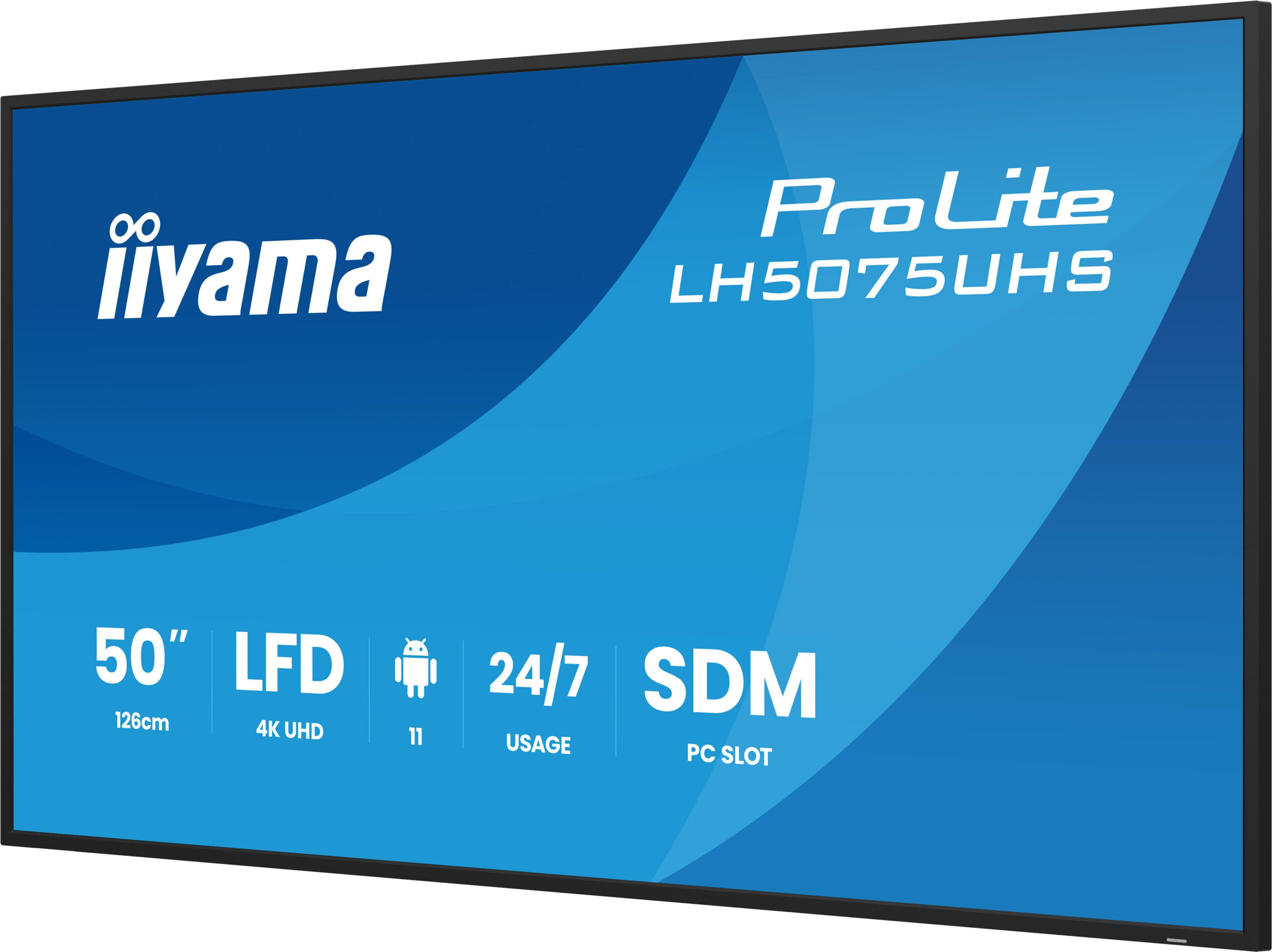 iiyama LH5075UHS-B2AG beeldkrant Digitale signage flatscreen 125,7 cm (49.5") LCD Wifi 500 cd/m² 4K Ultra HD Zwart Type processor Android 11 24/7 - Afbeelding 7
