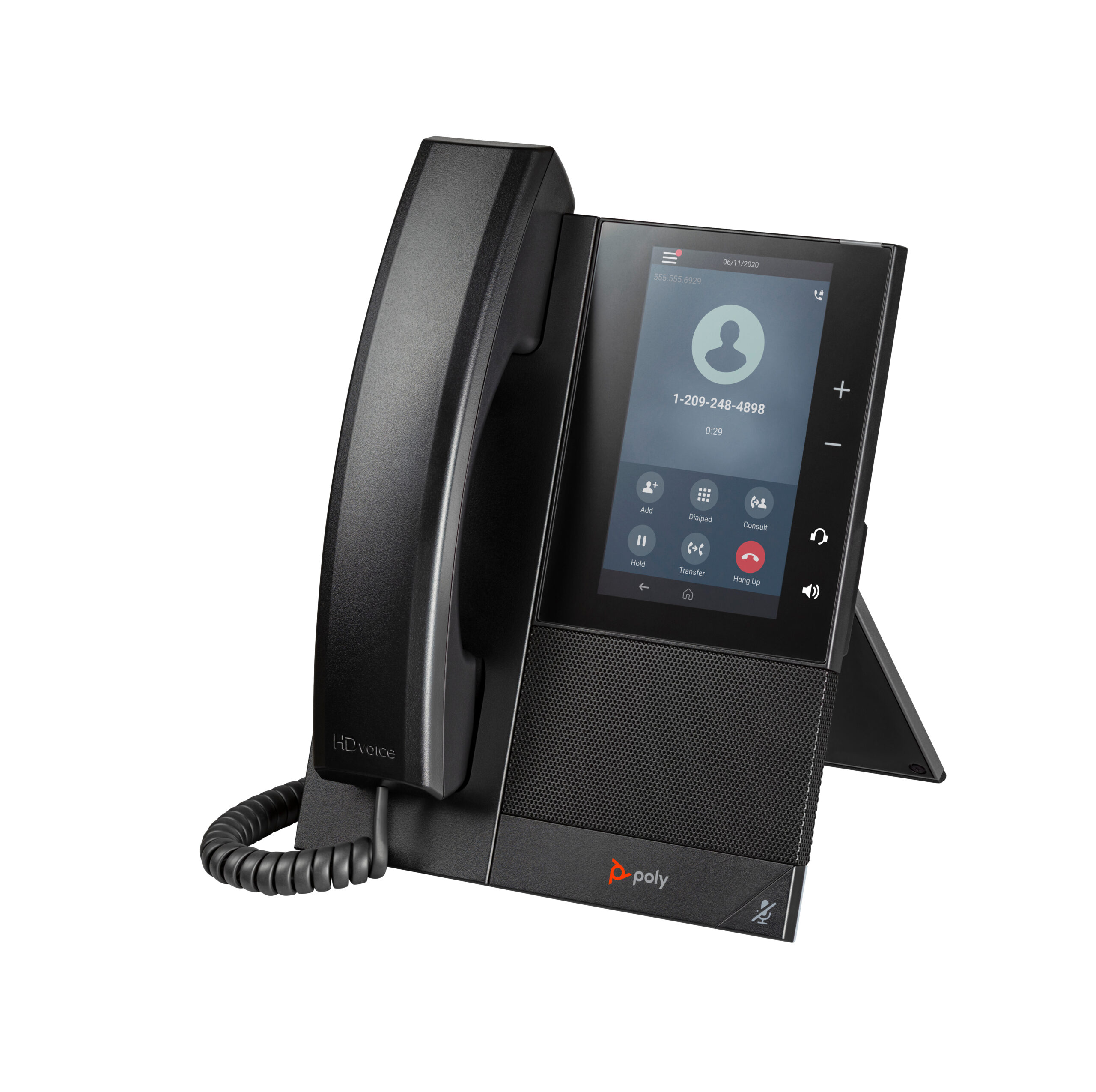 Poly CCX 505 Business Media Phone met ondersteuning voor Open SIP en PoE - Afbeelding 6