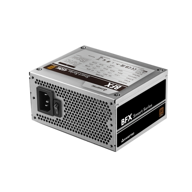 Chieftec Smart 450W power supply unit 20+4 pin ATX ATX Zwart, Zilver - Afbeelding 5