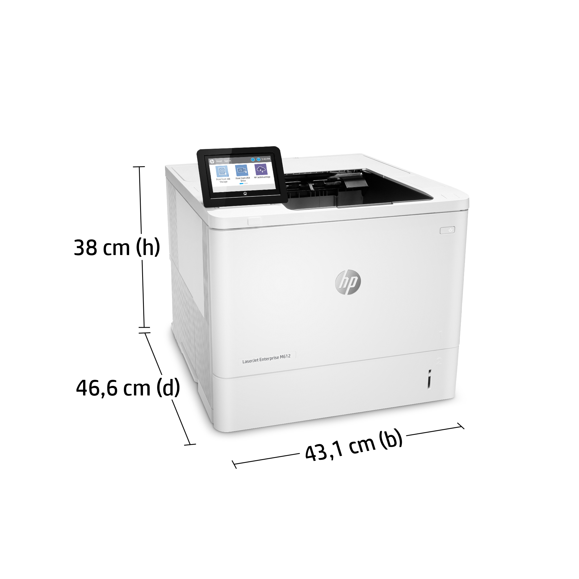HP LaserJet Enterprise M612dn - Afbeelding 9
