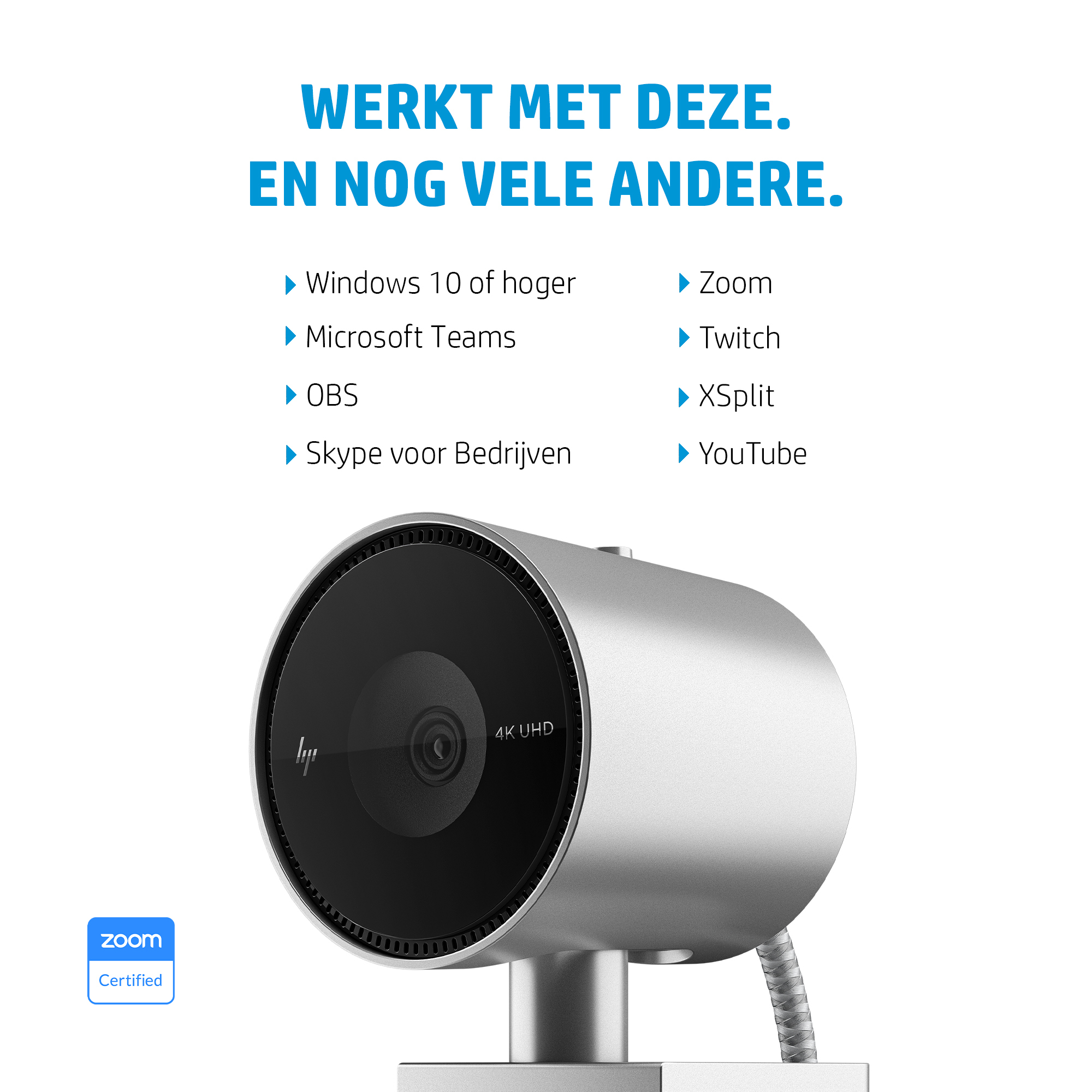 HP 950 4K webcam - Afbeelding 18