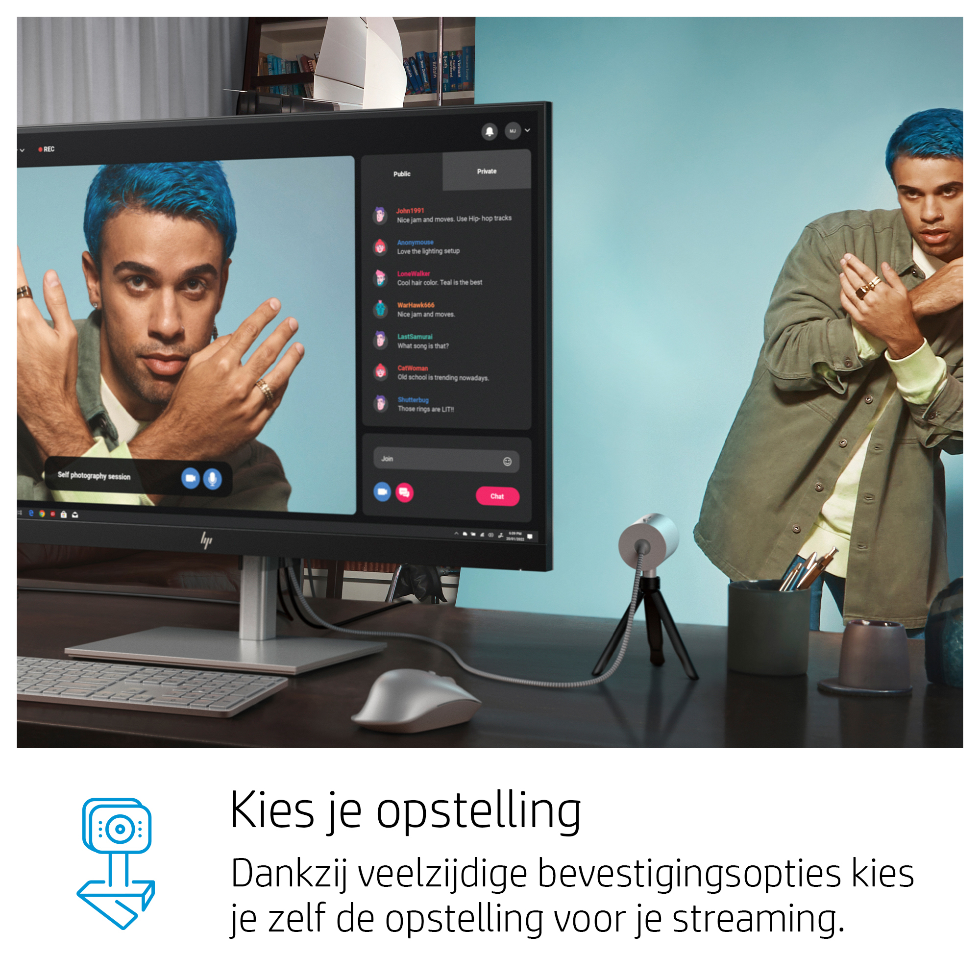 HP 950 4K webcam - Afbeelding 13